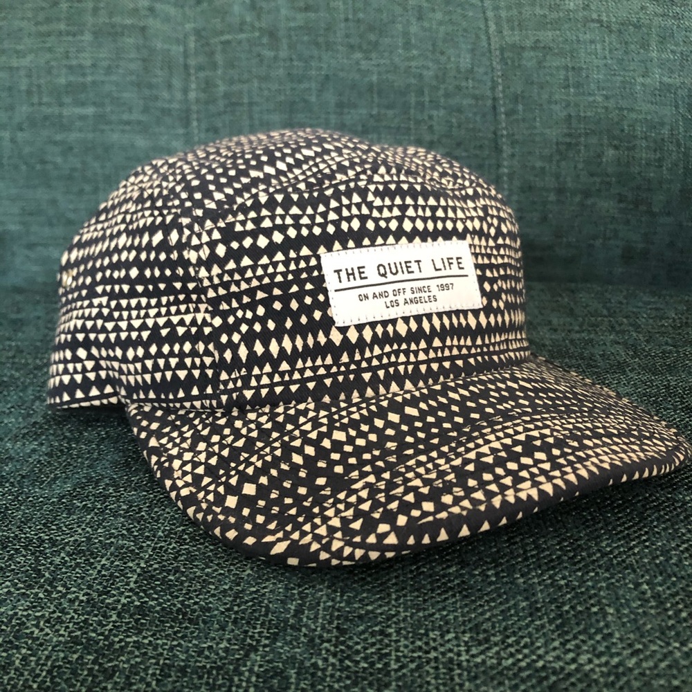 Quiet life 5 panel Strapback hat